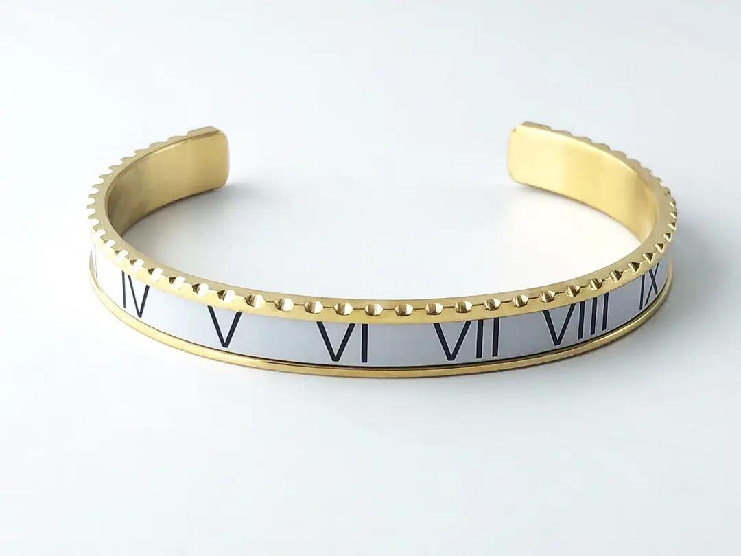 Stylish Roman Numeral Bracelets for Couples