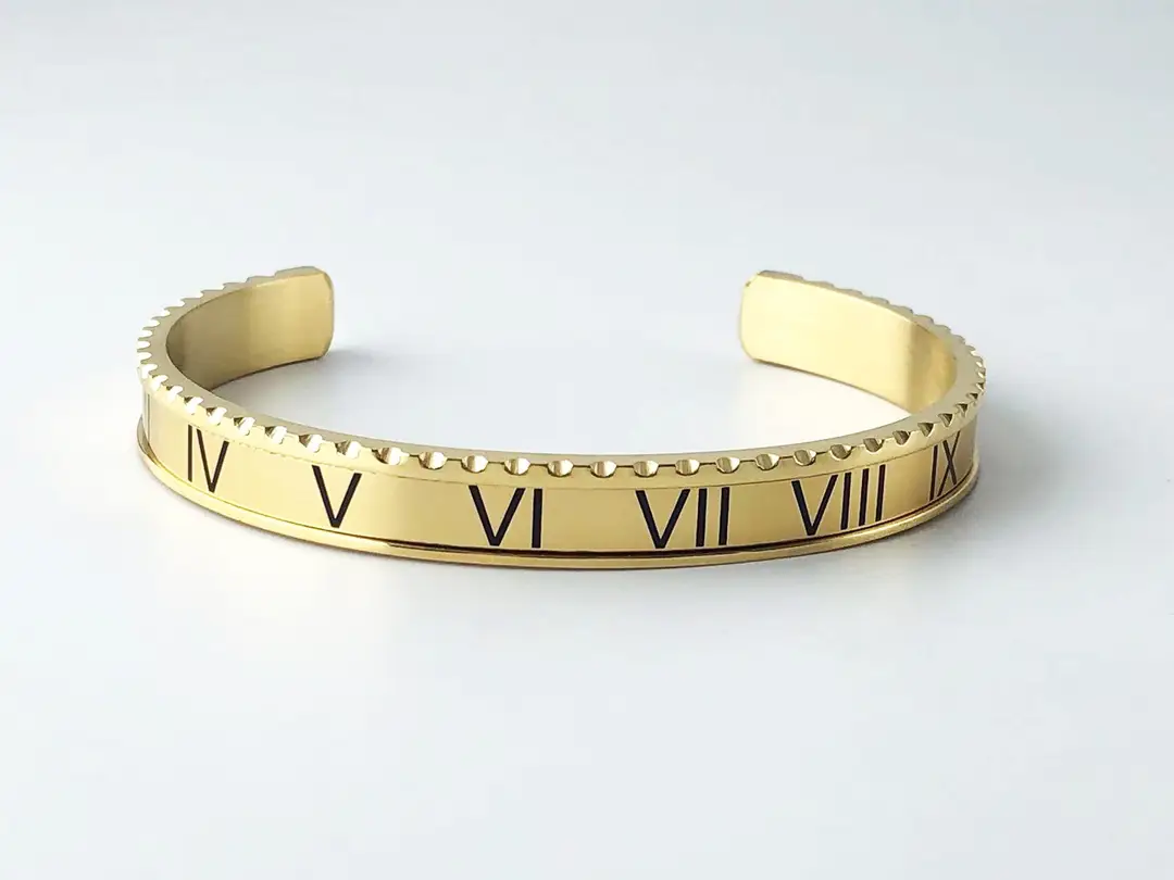 Stylish Roman Numeral Bracelets for Couples