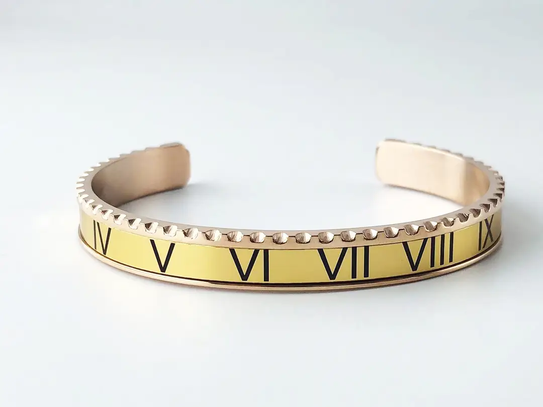 Stylish Roman Numeral Bracelets for Couples