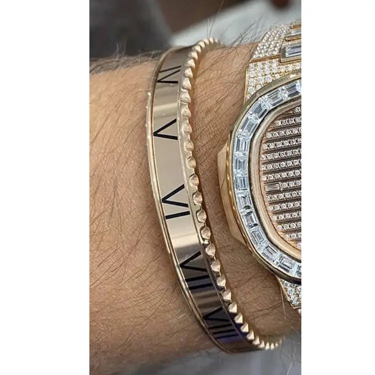 Stylish Roman Numeral Bracelets for Couples