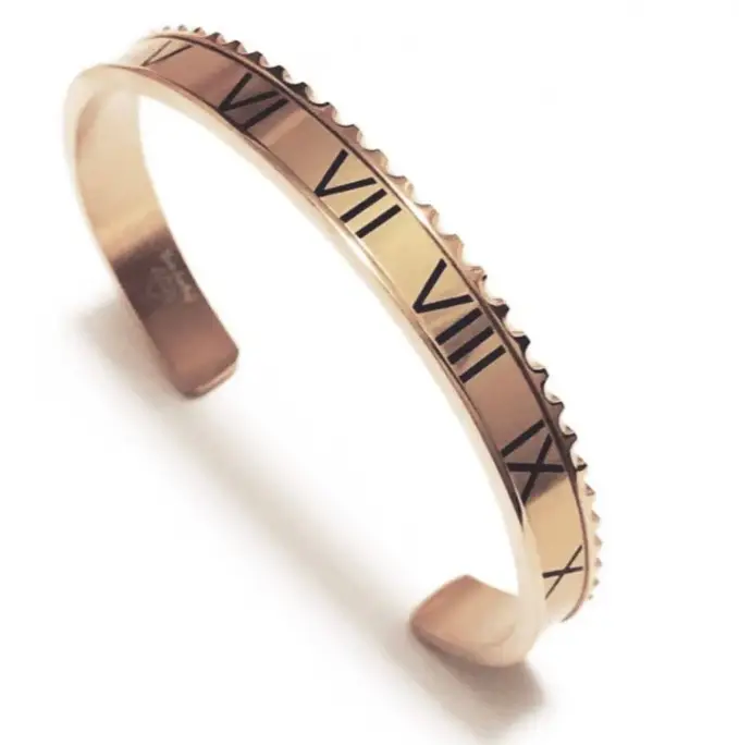 Stylish Roman Numeral Bracelets for Couples