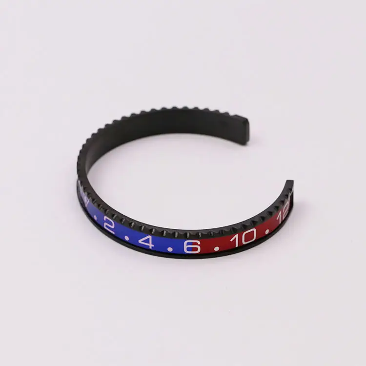 Adjustable C-Bracelets with Roman Numeral Design