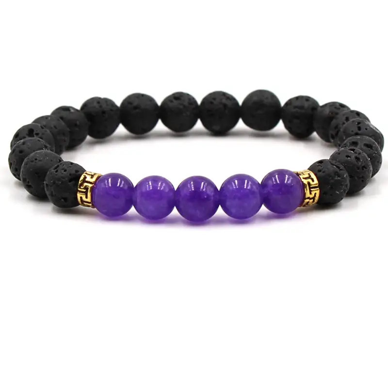 Multi Color Tiger Eye Bracelets Set for Women Men