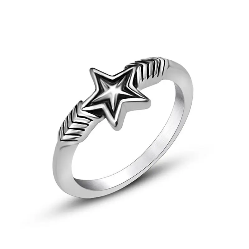 Stylish Star Wing Ring for Men Women