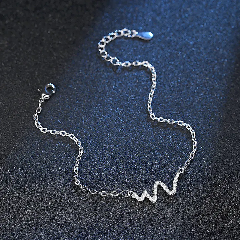 Elegant ECG Design Bracelet for Women
