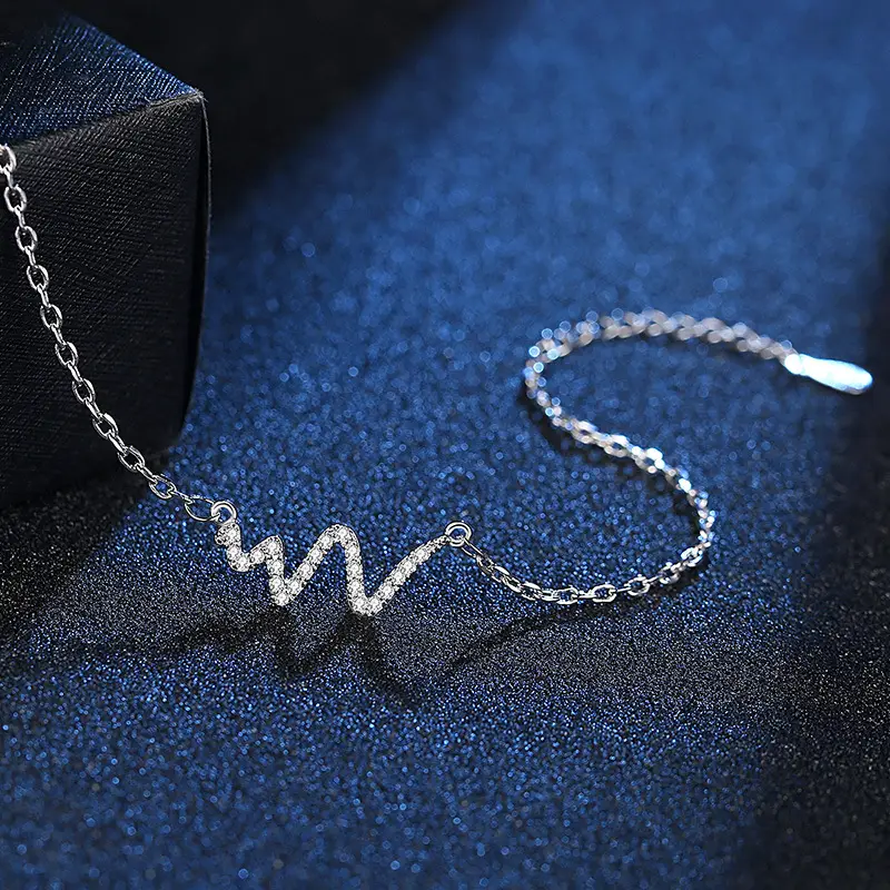 Elegant ECG Design Bracelet for Women