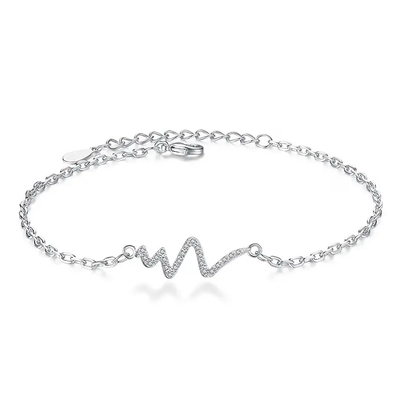 Elegant ECG Design Bracelet for Women