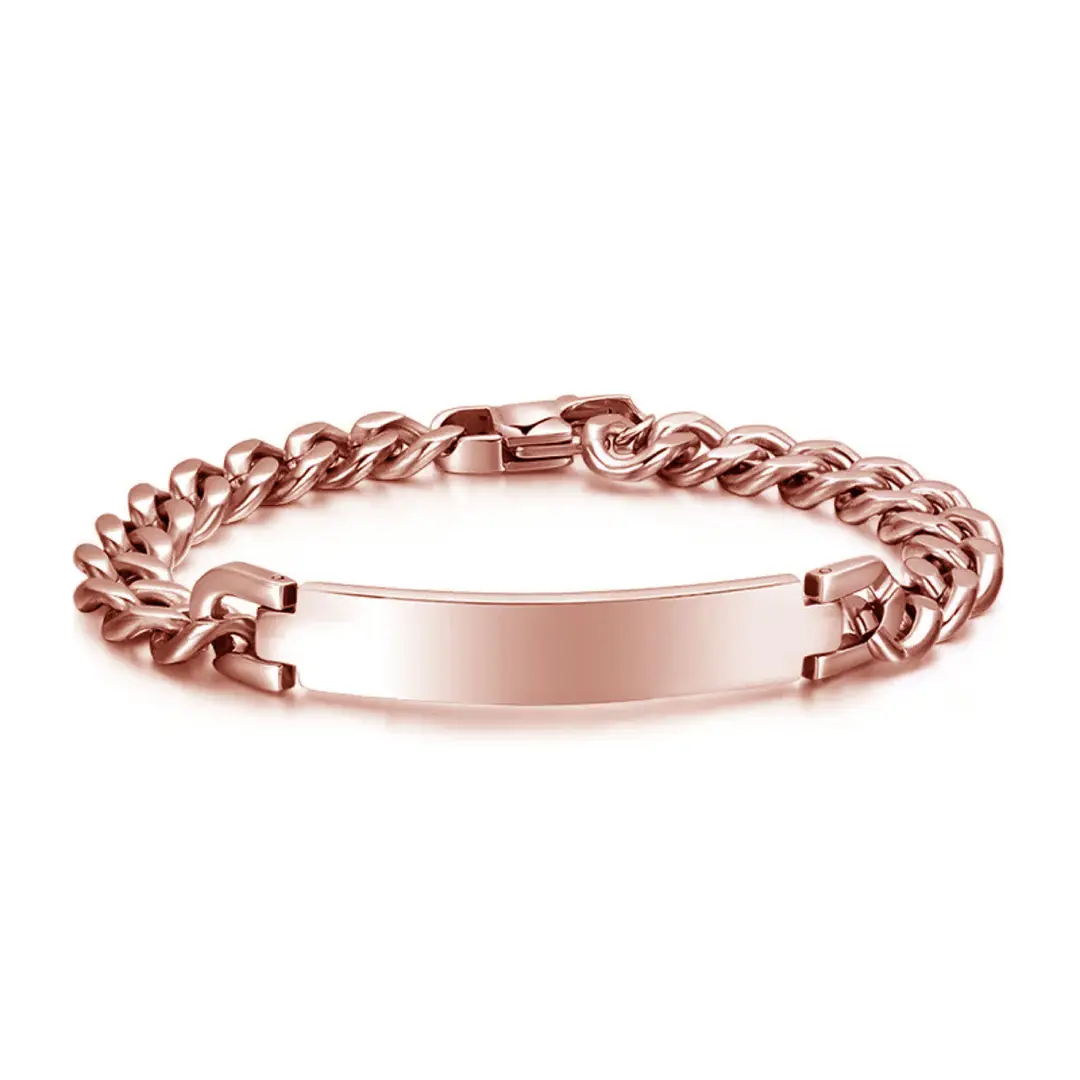 Titanium Steel Bracelet for Men, Lightweight, Durable, Silver