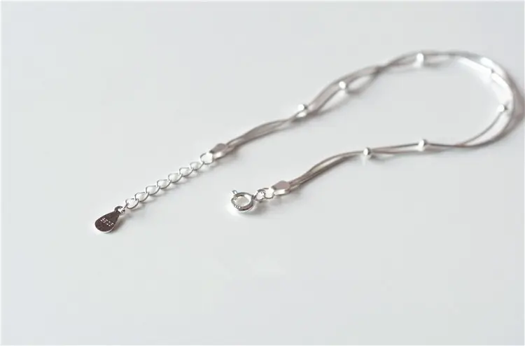 925 Sterling Silver Korean Inspired Bracelet for Women