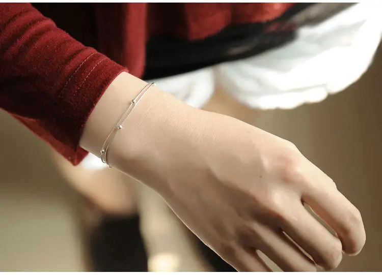 925 Sterling Silver Korean Inspired Bracelet for Women