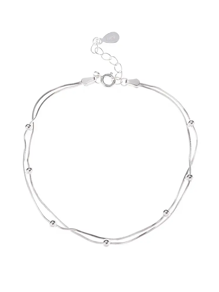 925 Sterling Silver Korean Inspired Bracelet for Women