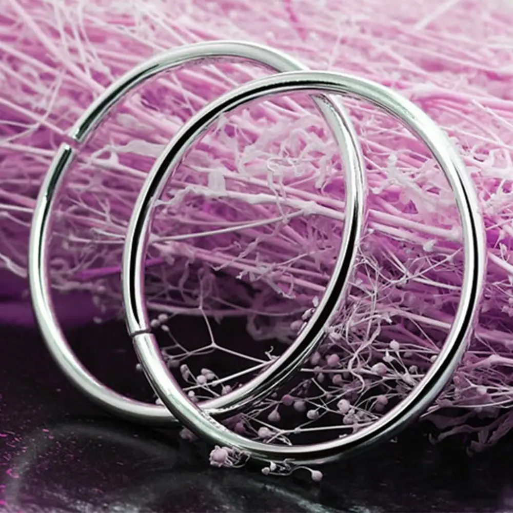 Silver Plated Open End Bracelet for Women