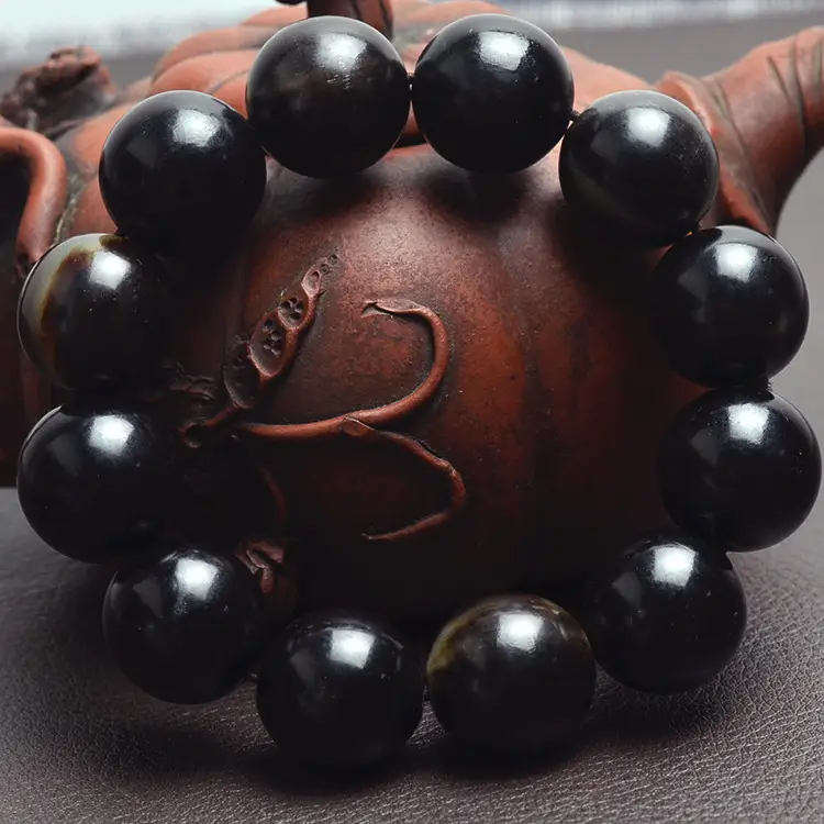 Black Buffalo Horn Bracelet for Women, Natural & Durable