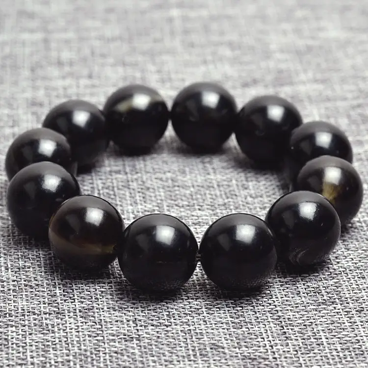 Black Buffalo Horn Bracelet for Women, Natural & Durable