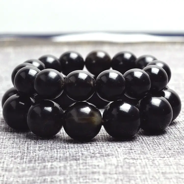 Black Buffalo Horn Bracelet for Women, Natural & Durable