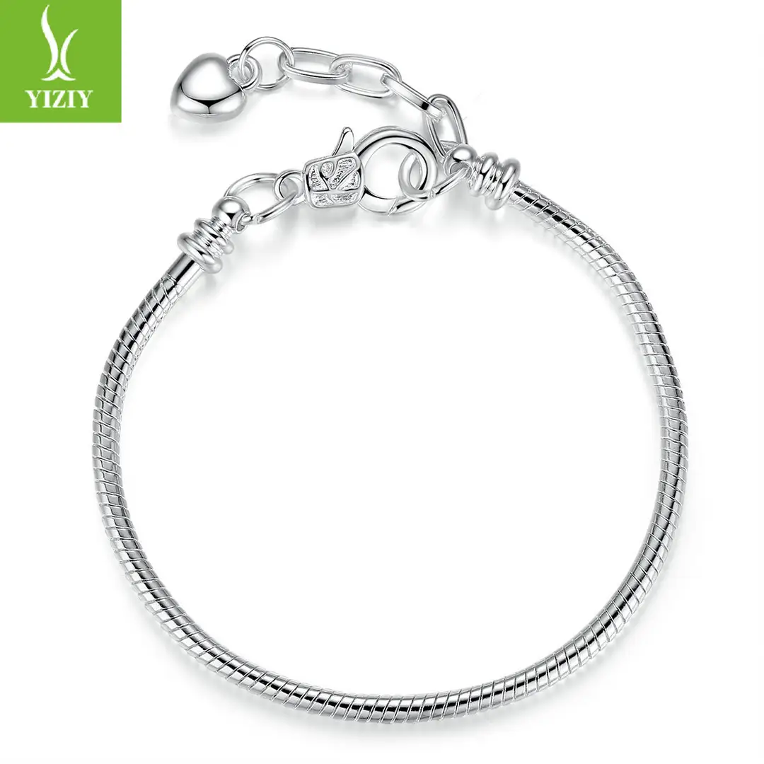 Silver Snake Chain Bracelet for Women Daily Wear