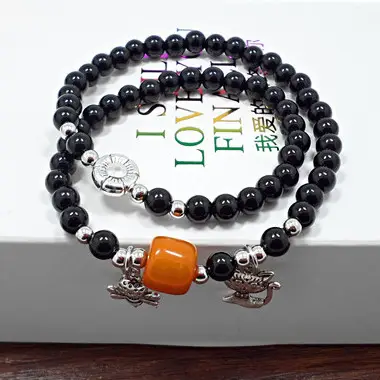 Frosted Crystal Baby Elephant Bracelet for Women