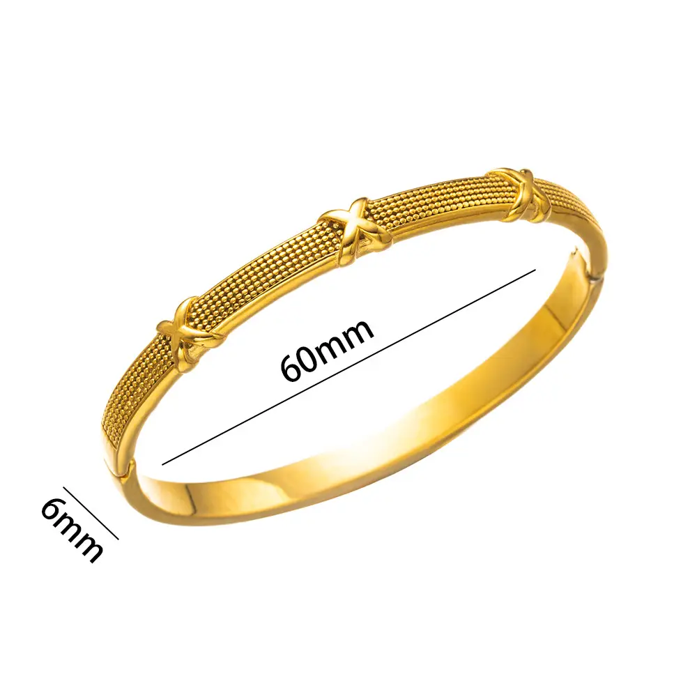 Stainless Steel Bracelets with Diamond Accents for Women