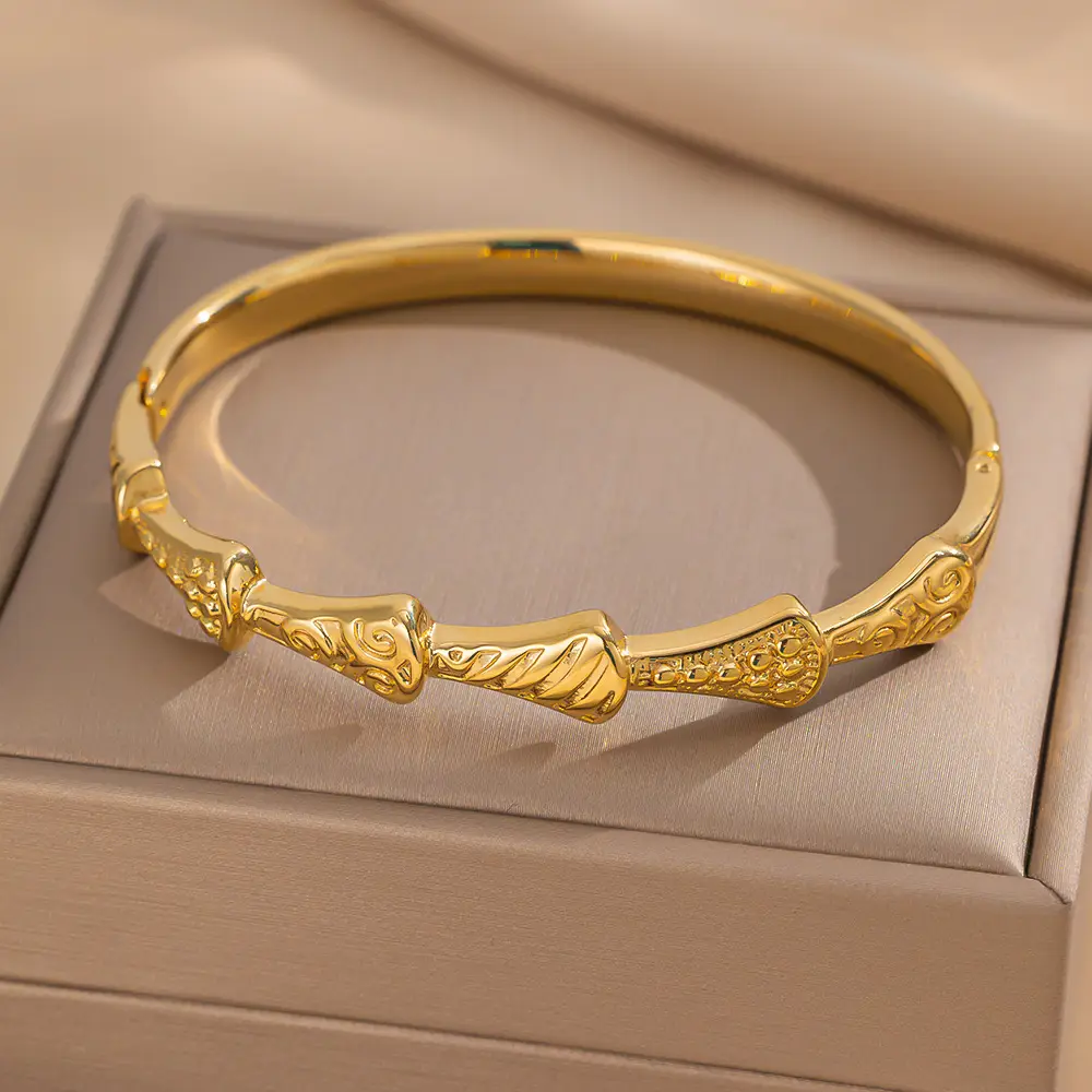 Stainless Steel Bracelets with Diamond Accents for Women