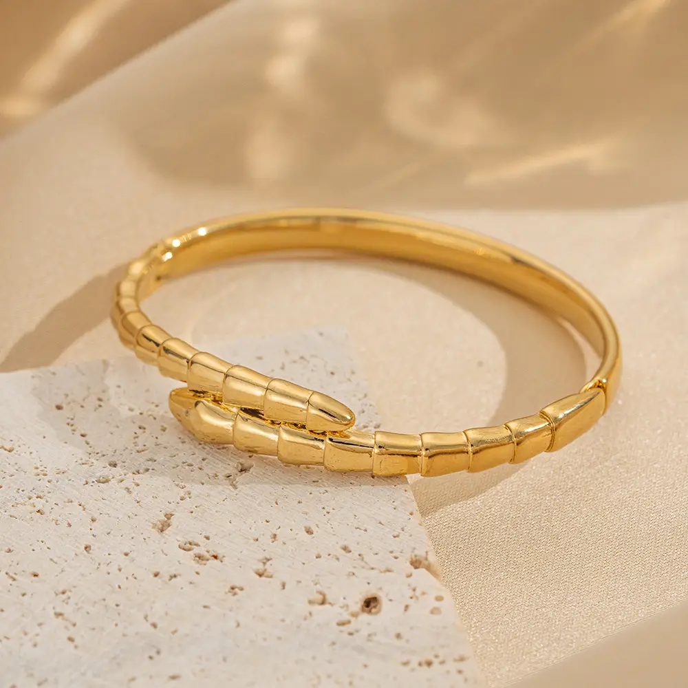 Stainless Steel Bracelets with Diamond Accents for Women