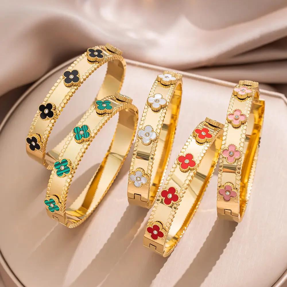 Stainless Steel Bracelets with Diamond Accents for Daily Wear