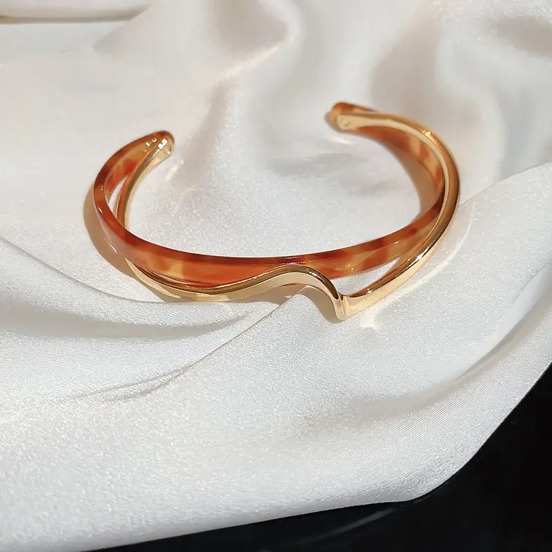 Rose Gold Zircon Bracelets Set for Women