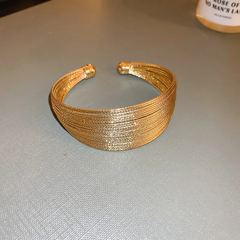 Rose Gold Zircon Bracelets Set for Women