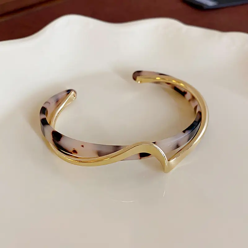 Rose Gold Zircon Bracelets Set for Women