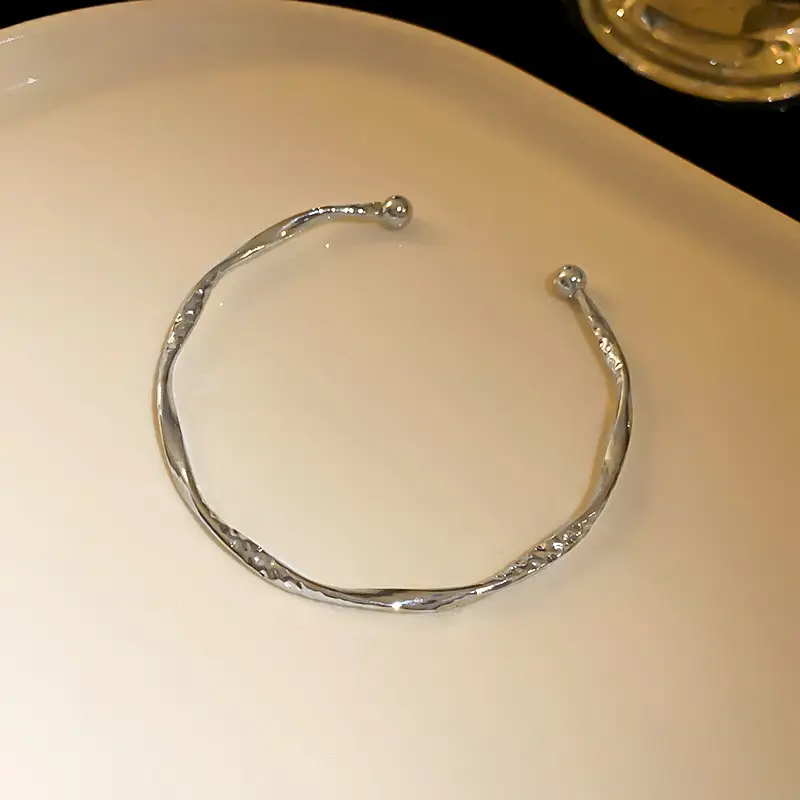 Rose Gold Zircon Bracelets Set for Women