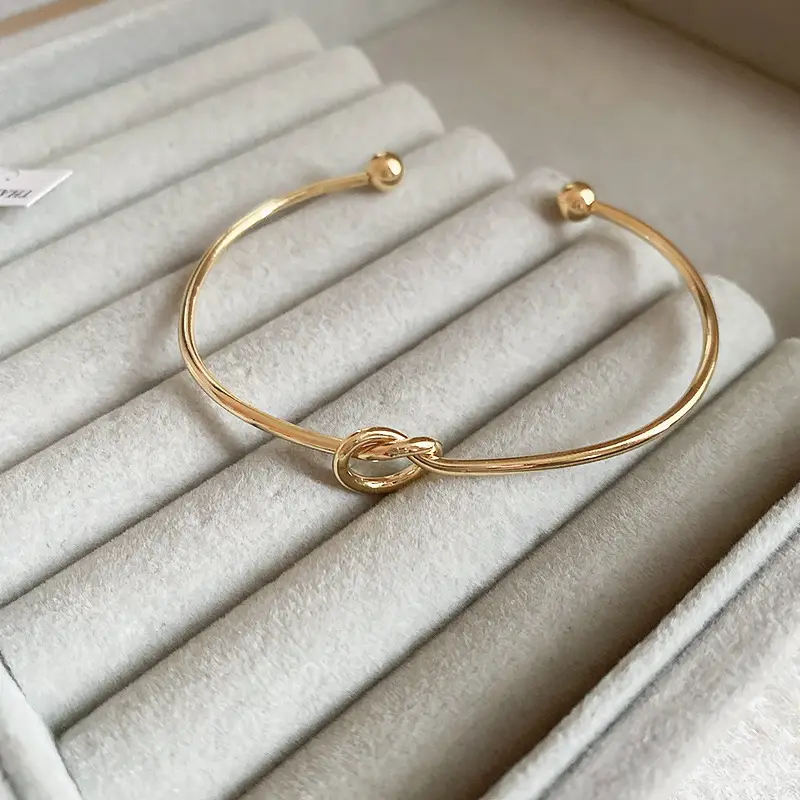 Rose Gold Zircon Bracelets Set for Women