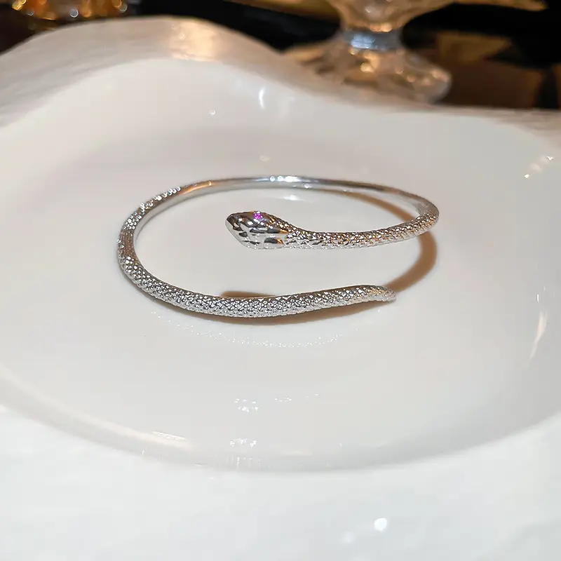 Rose Gold Zircon Bracelets Set of 5 for Women