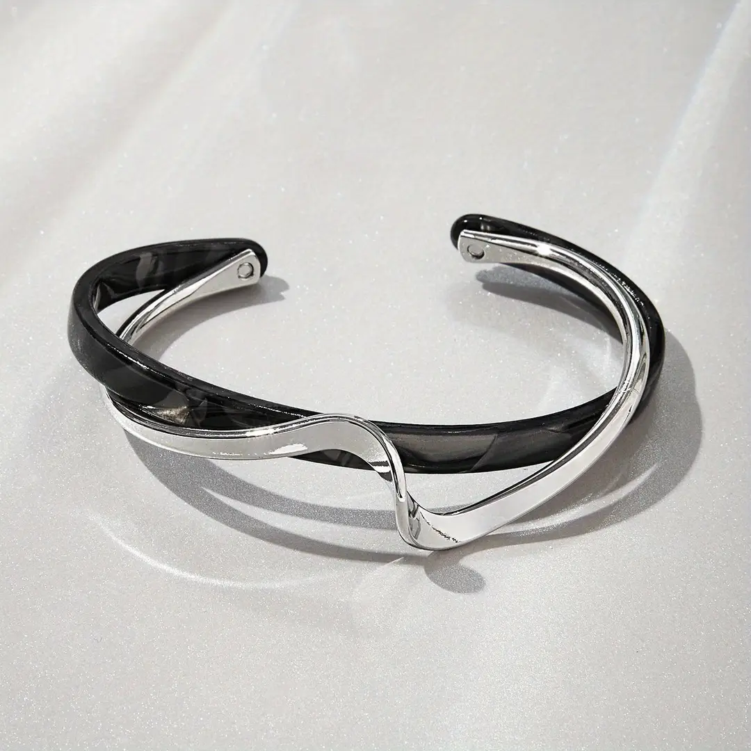 Rose Gold Zircon Bracelets Set for Women