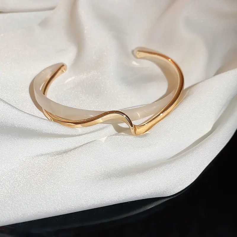 Rose Gold Zircon Bracelets Set for Women
