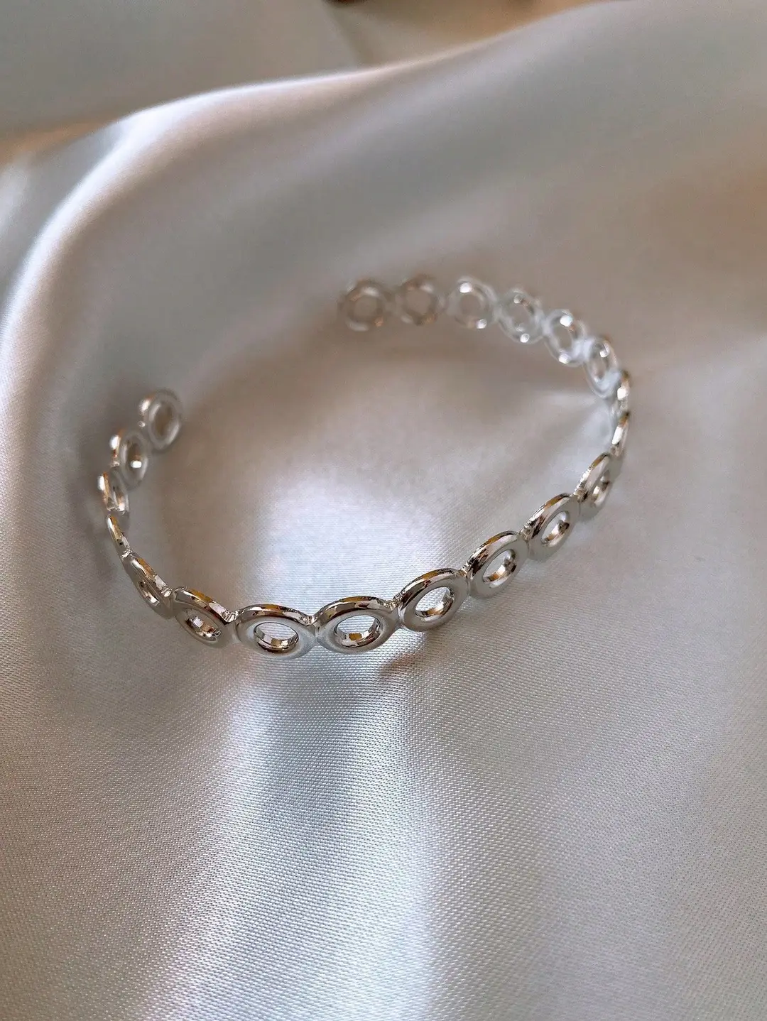 Rose Gold Zircon Bracelets Set for Women