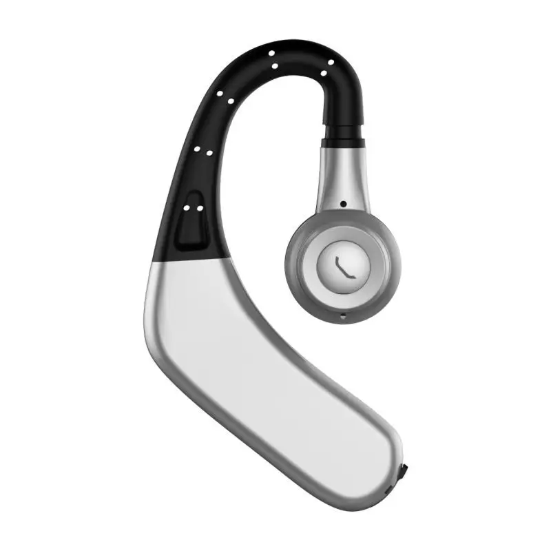Wireless Headset with Battery & One-Touch Control Black