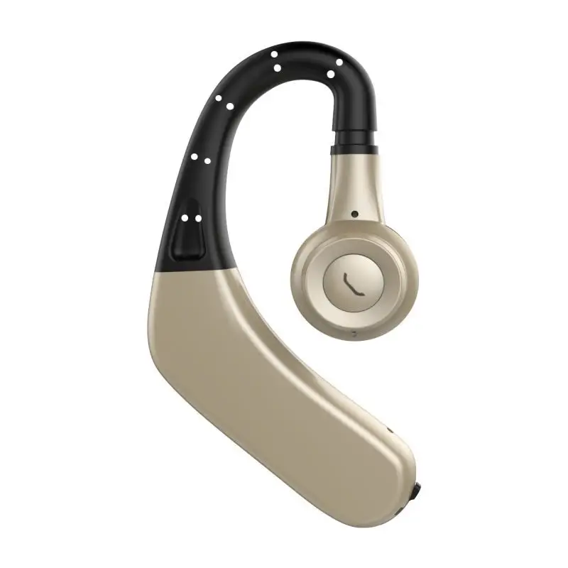 Wireless Headset with Battery & One-Touch Control Black