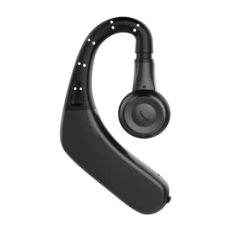 Wireless Headset with Battery & One-Touch Control Black