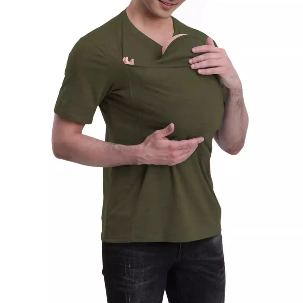 Men Kangaroo Neck T-Shirt Multi Color Comfort Wear