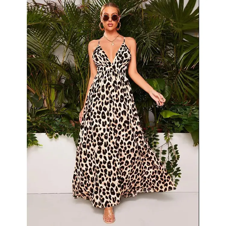 Women Floral Spaghetti Strap Summer Dress New Style