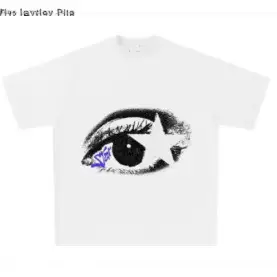 Women Cotton Graphic T-Shirt Summer Casual White XS