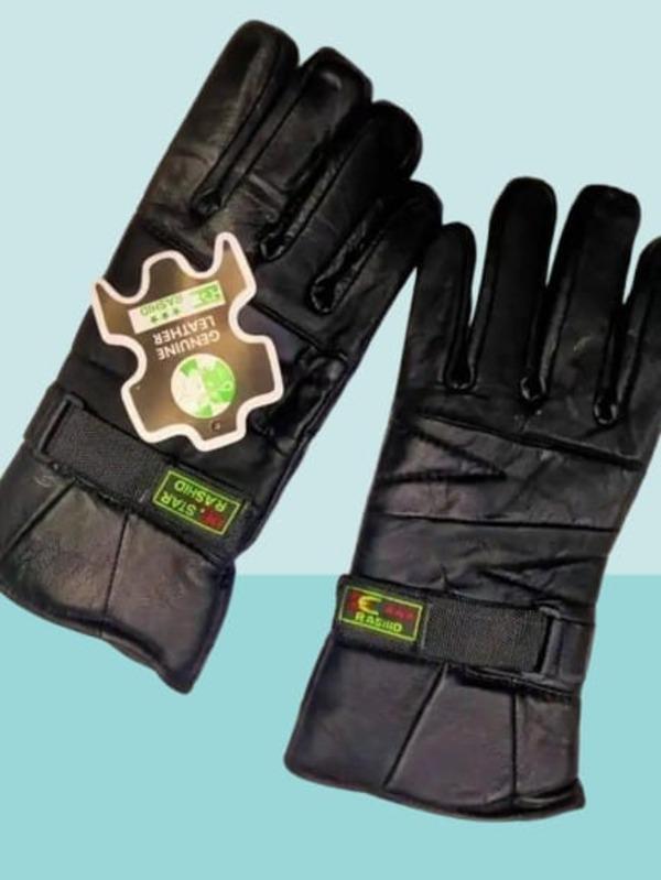 Premium Leather Gloves - 2 Pcs of Stylish Hand Protection