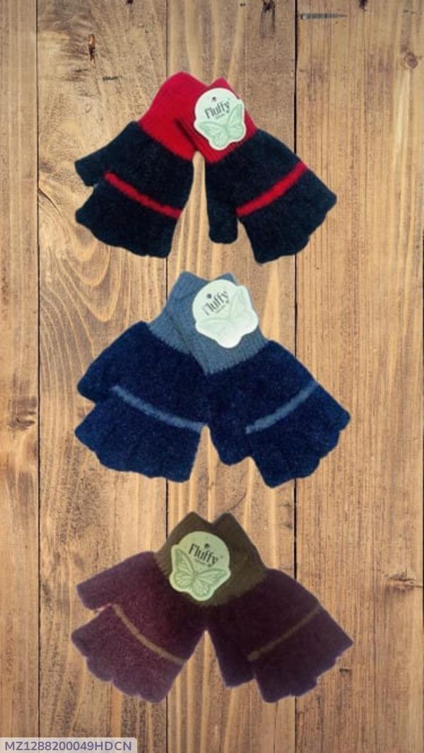 Wool Fingerless Gloves Winter Warm Pakistan Women