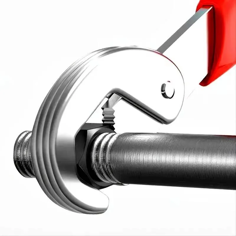 Chrome Vanadium Steel Wrench Set Red 2 Pcs