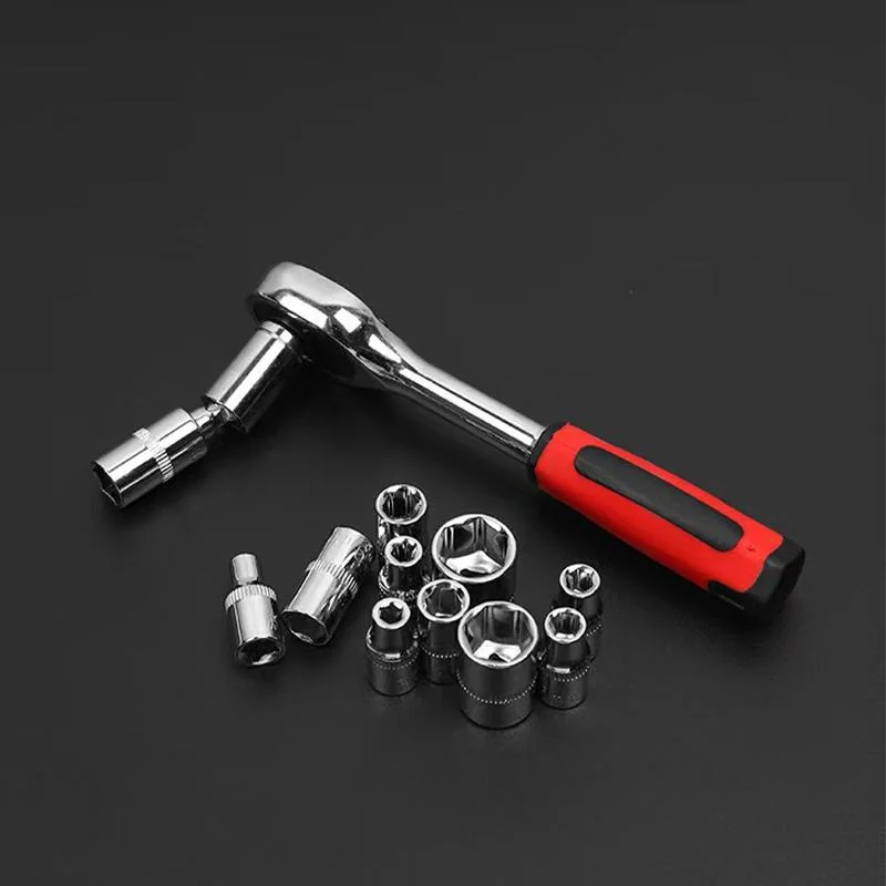 Stainless Steel Bike Tool Kit 46-Piece Red