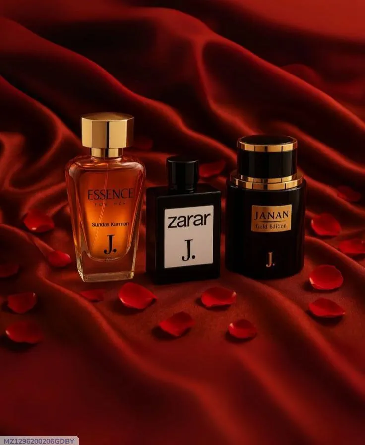 Unisex 3-Piece Perfume Set Ginger Scent Black
