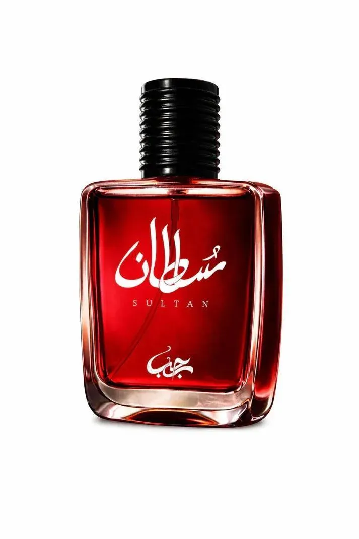 Sultan 50ml Unisex Perfume Red Gold Bottle