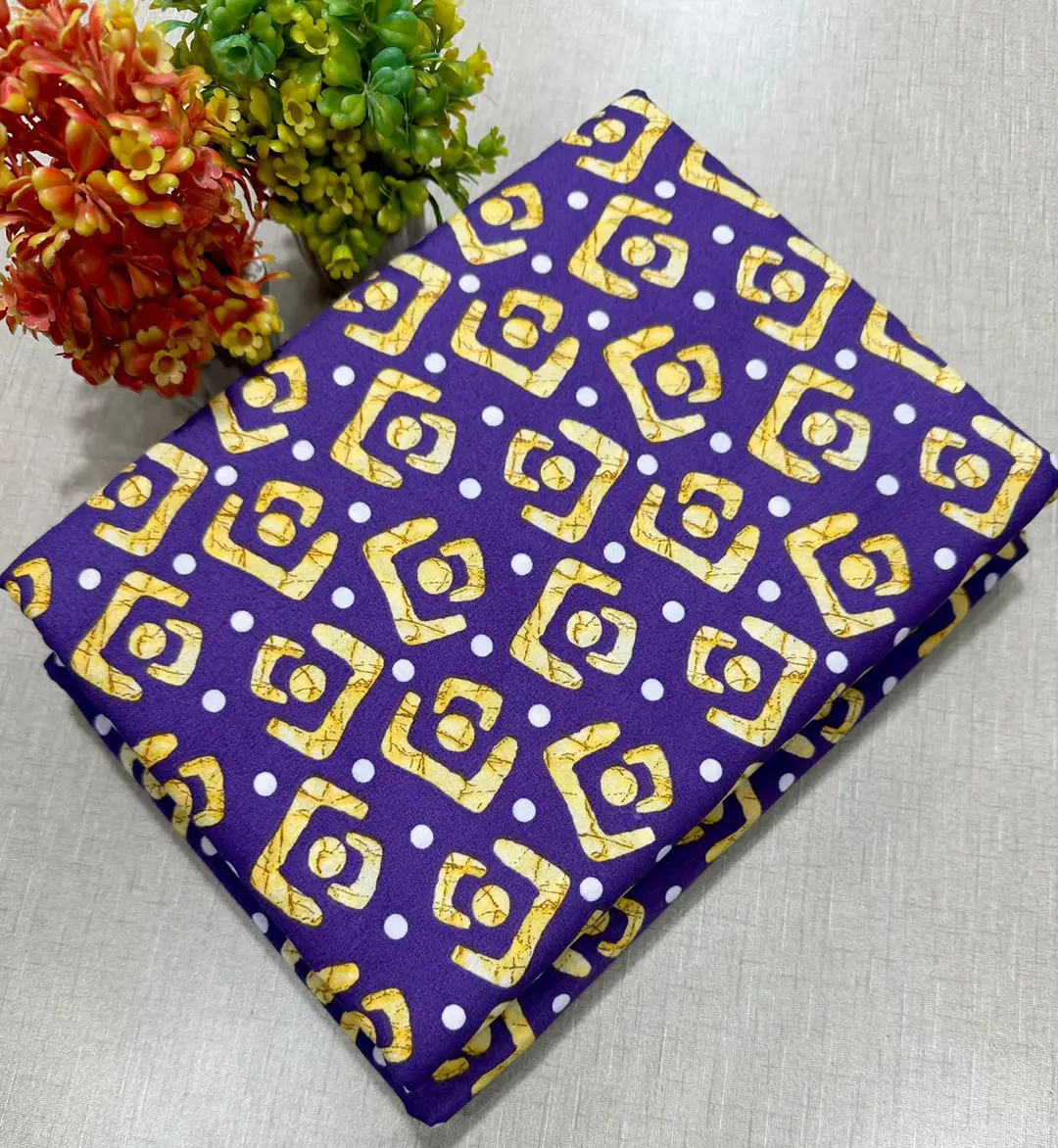 2 Pcs Women's Unstitched Printed Suit