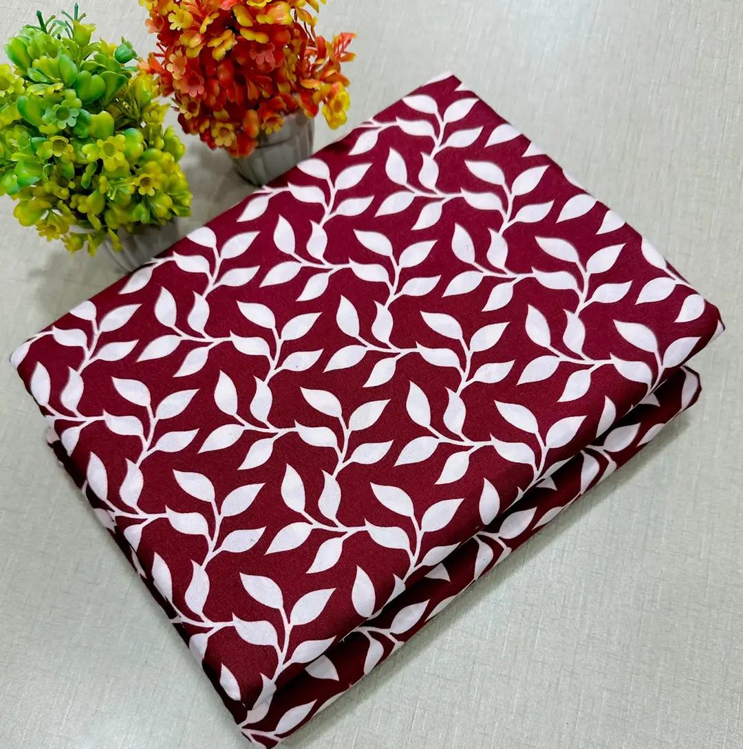 2 Pcs Women's Unstitched Printed Suit