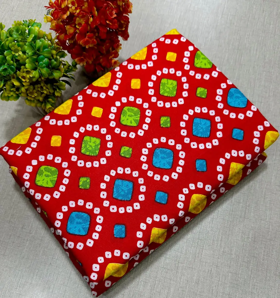 2 Pcs Women's Unstitched Printed Suit