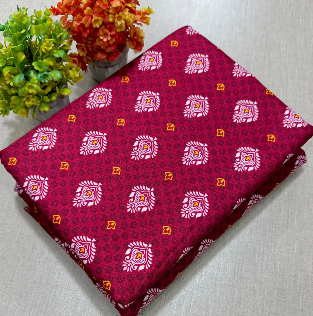 2 Pcs Women's Unstitched Printed Suit